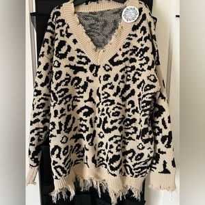 Cheetah Sweater